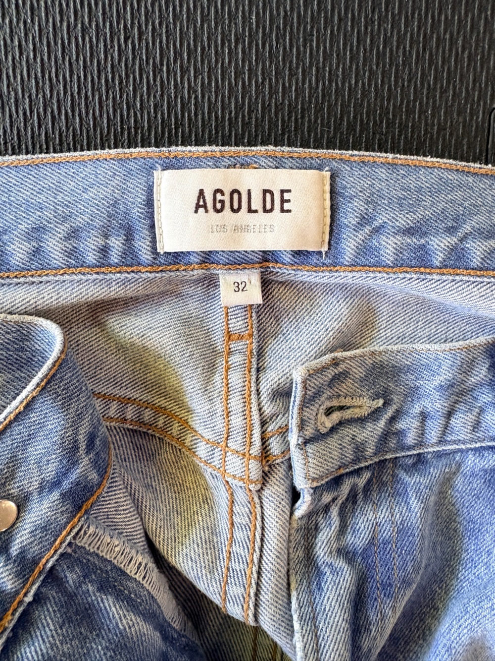 Agolde Light Blue Slim Womenβs Jeans